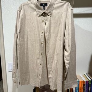 NWOT - Banana Republic Light Tan Collared Shirt